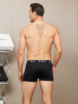 [Svart] SilkSilky-SE Rent Silke Mens Underwear 002,
