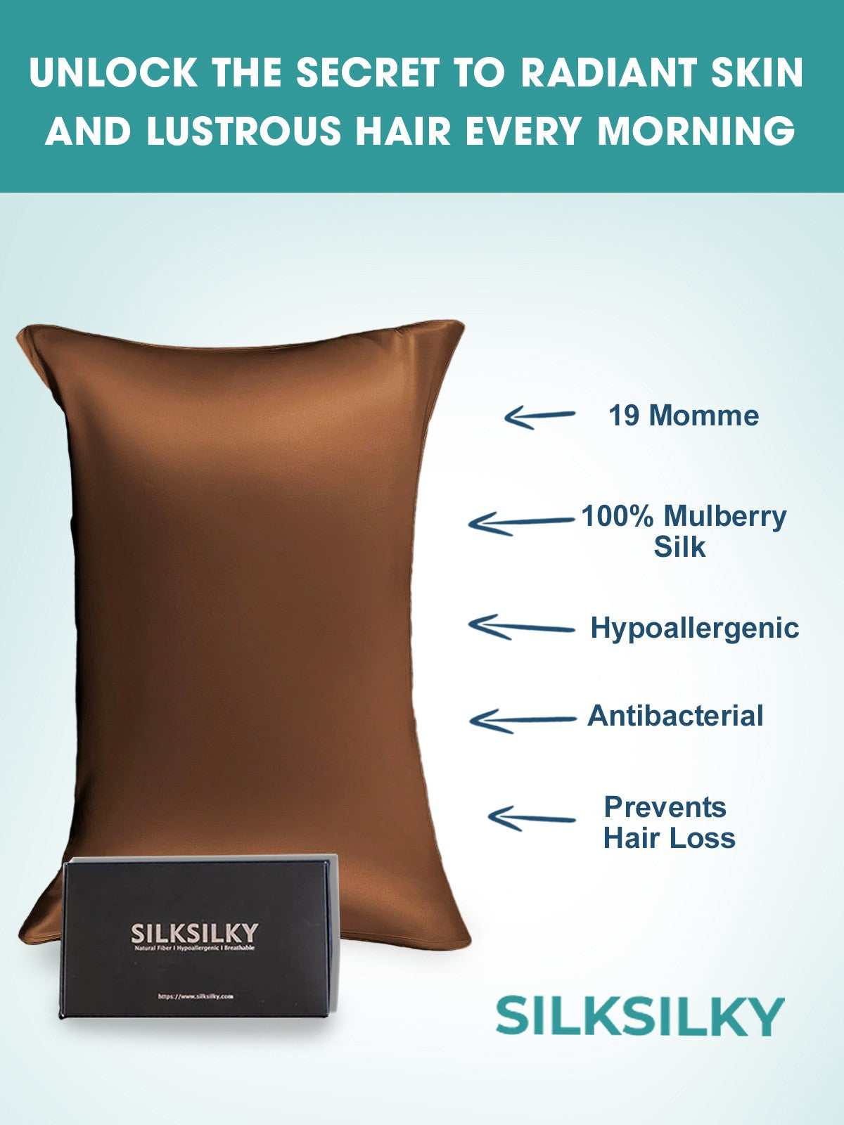 [Kaffe] SilkSilky-SE 19Momme Rent Silke Pillowcase 003