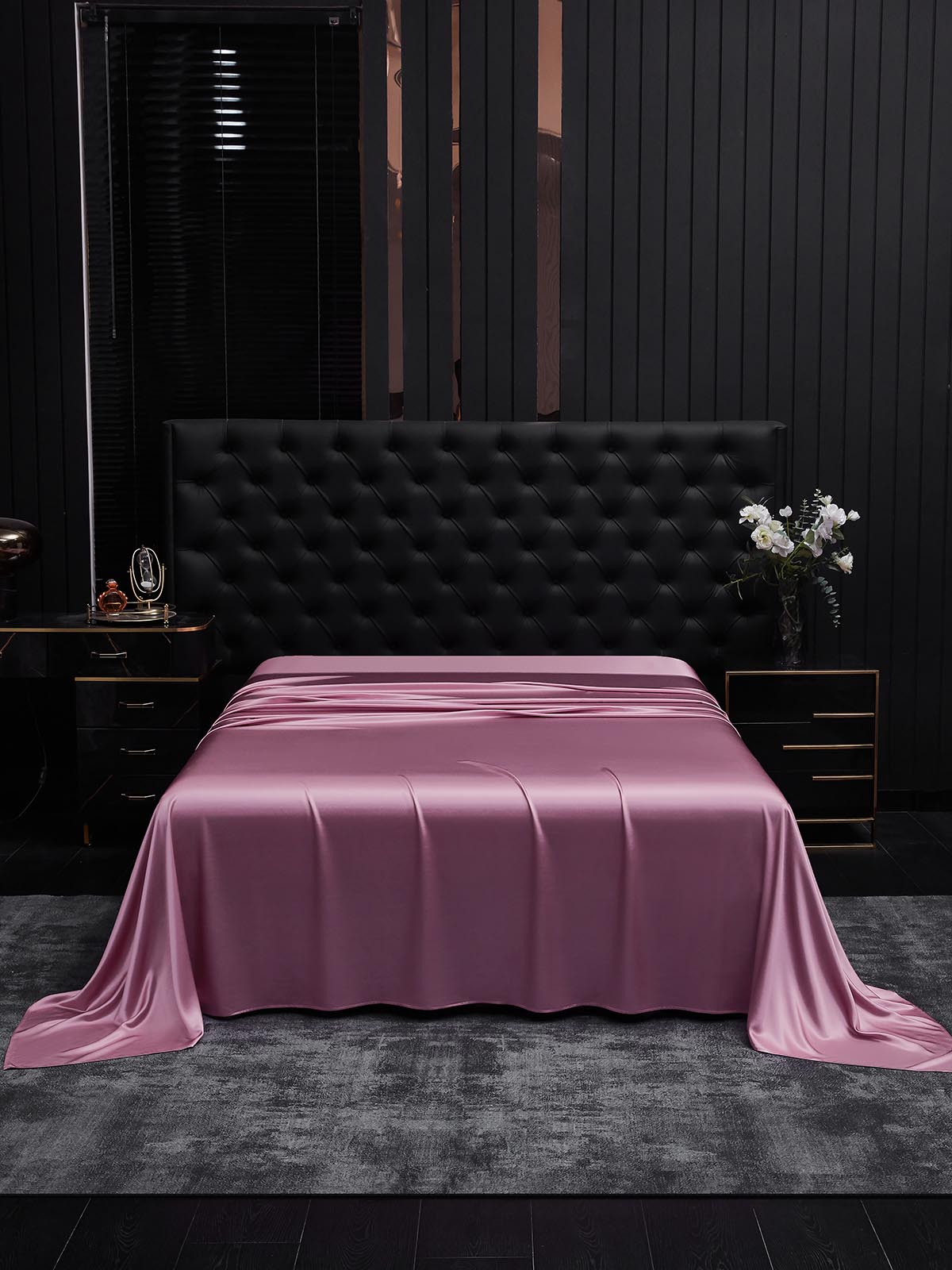 [Mauve Orkidé] SilkSilky-SE 22Momme Rent Silke Sheet 001