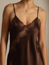 [Brun] SilkSilky-SE Rent Silke Dress 004