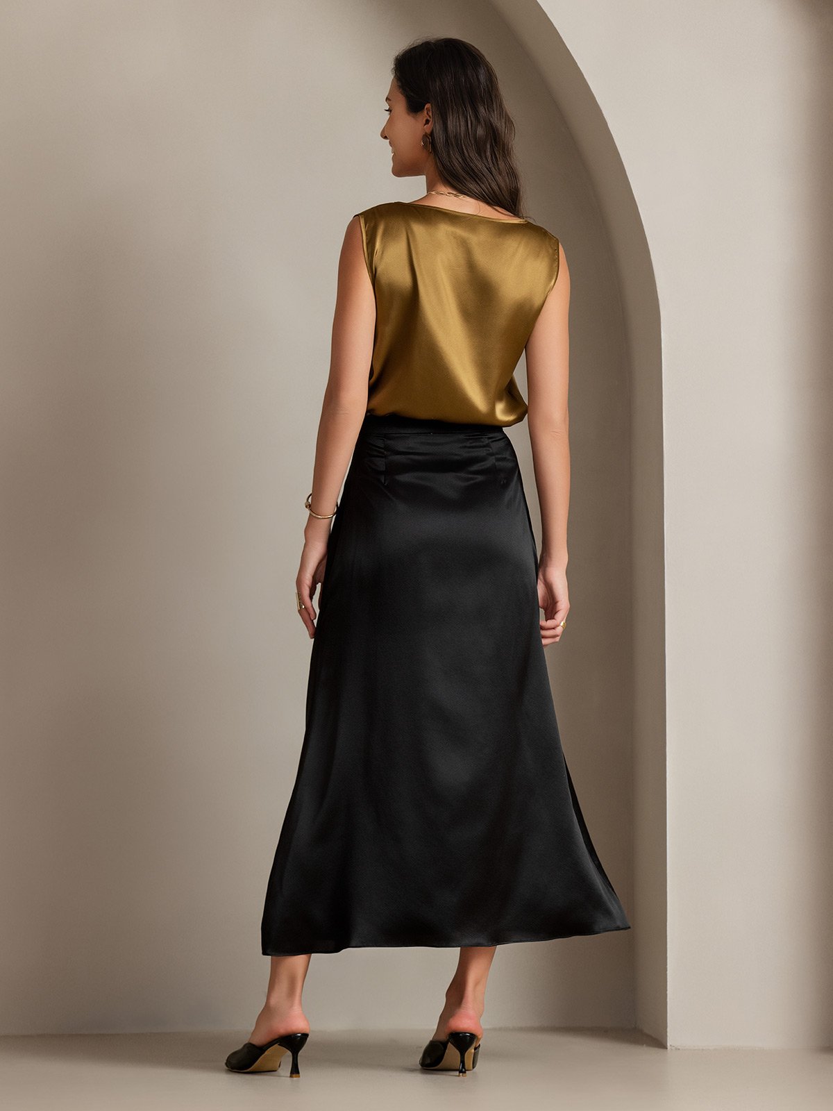 [Brun] SilkSilky-SE 19Momme Silke Camisoles 002