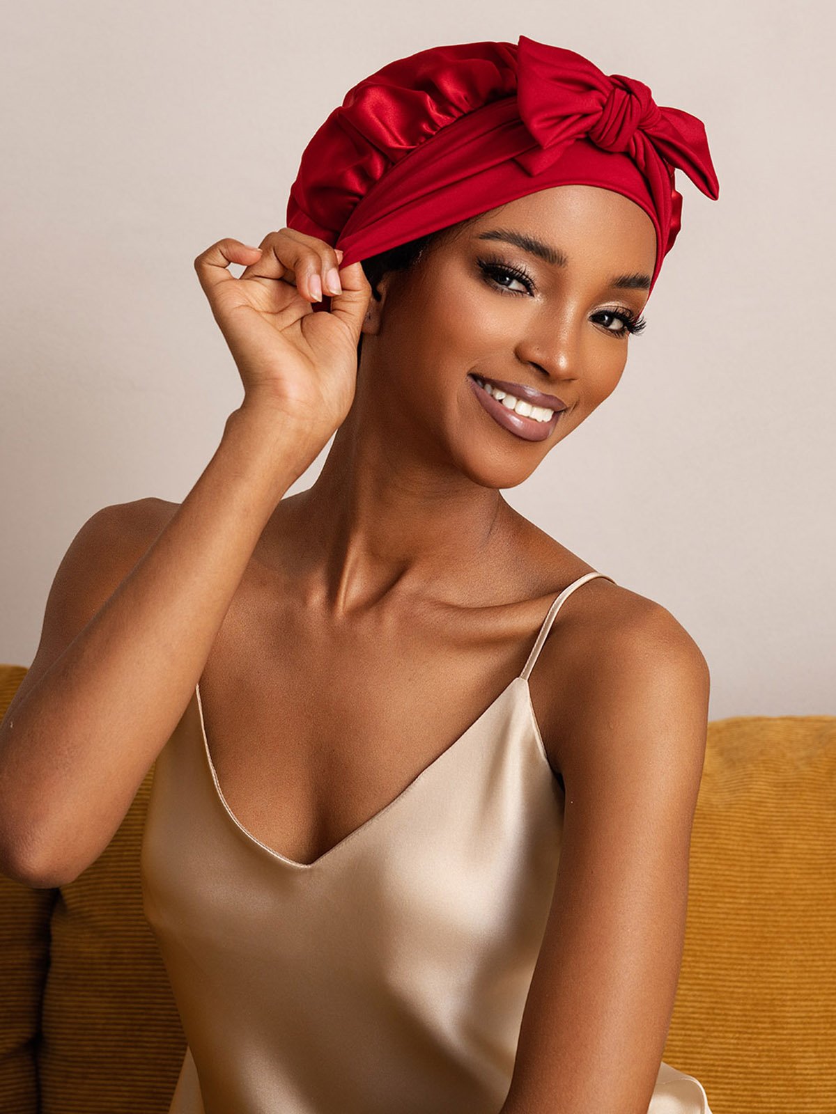 SilkSilky-SE Rent Silke Sleep Cap Vin 006