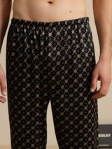 [Svart Kedja] SilkSilky-SE Men's Sleep Shorts 004