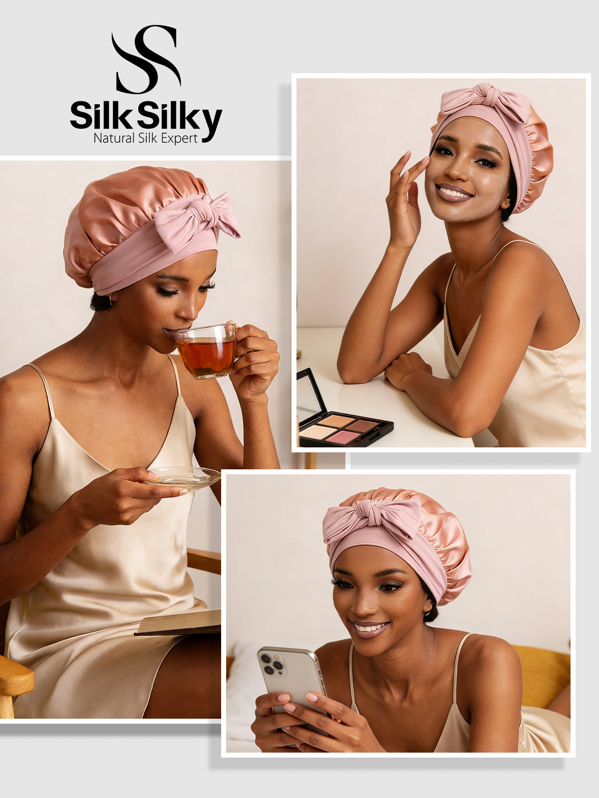 [Rosa] SilkSilky-SE Rent Silke Sleep Cap 005