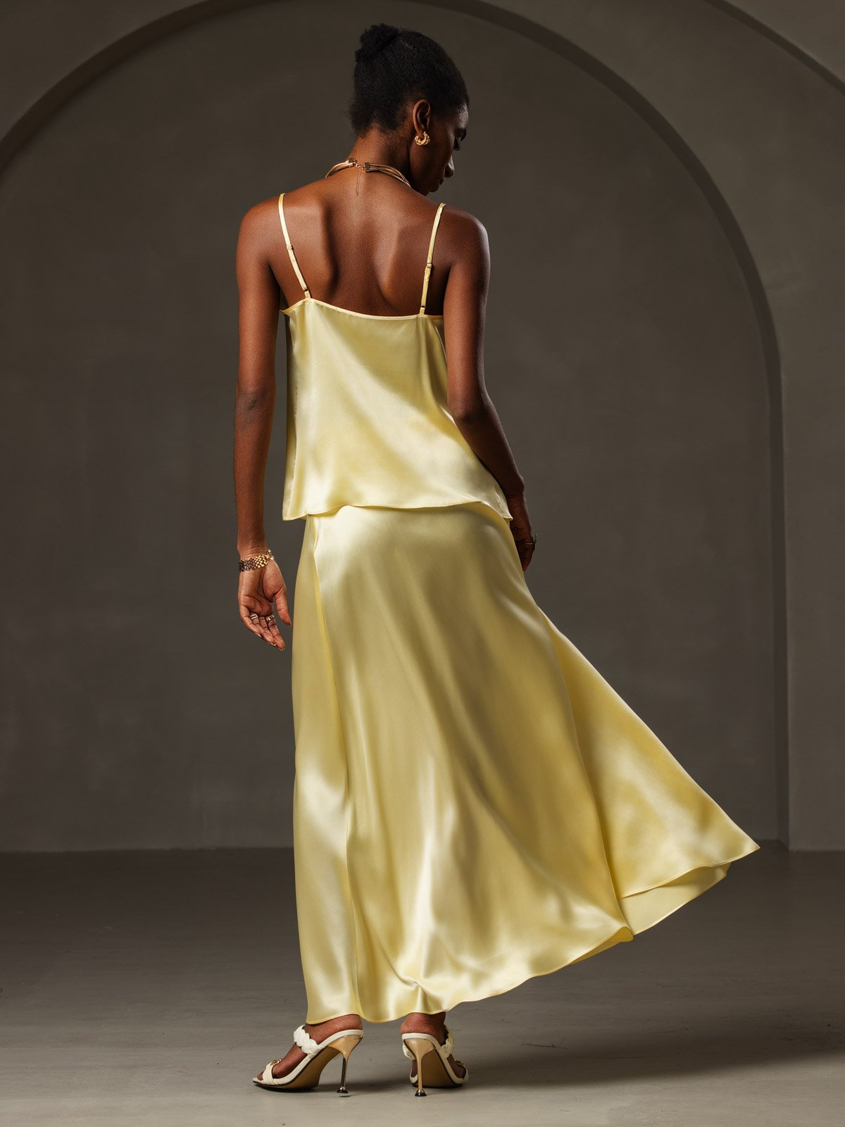 [Gul] SilkSilky-SE 19Momme Silke Camisoles 002