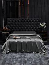 [Mörkgrå] SilkSilky-SE 19Momme Duvet Covers 002