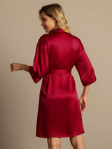 [Vin] SilkSilky-SE 3/4 Sleeve Dam Morgonrock 002