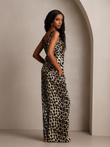 [Leopard] SilkSilky-SE Rent Silke Camisole Set 002,