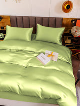 [Mintgrön] SilkSilky-SE 19Momme Rent Silke Bedding Set 003