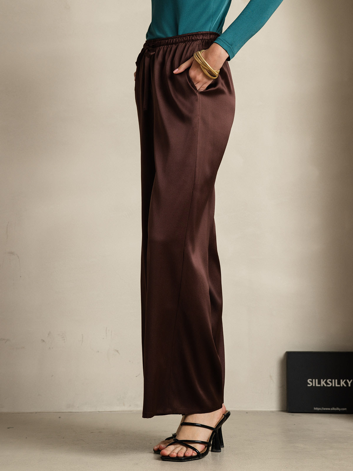 [Kaffe] SilkSilky-SE Rent Silke Womens Pants 005