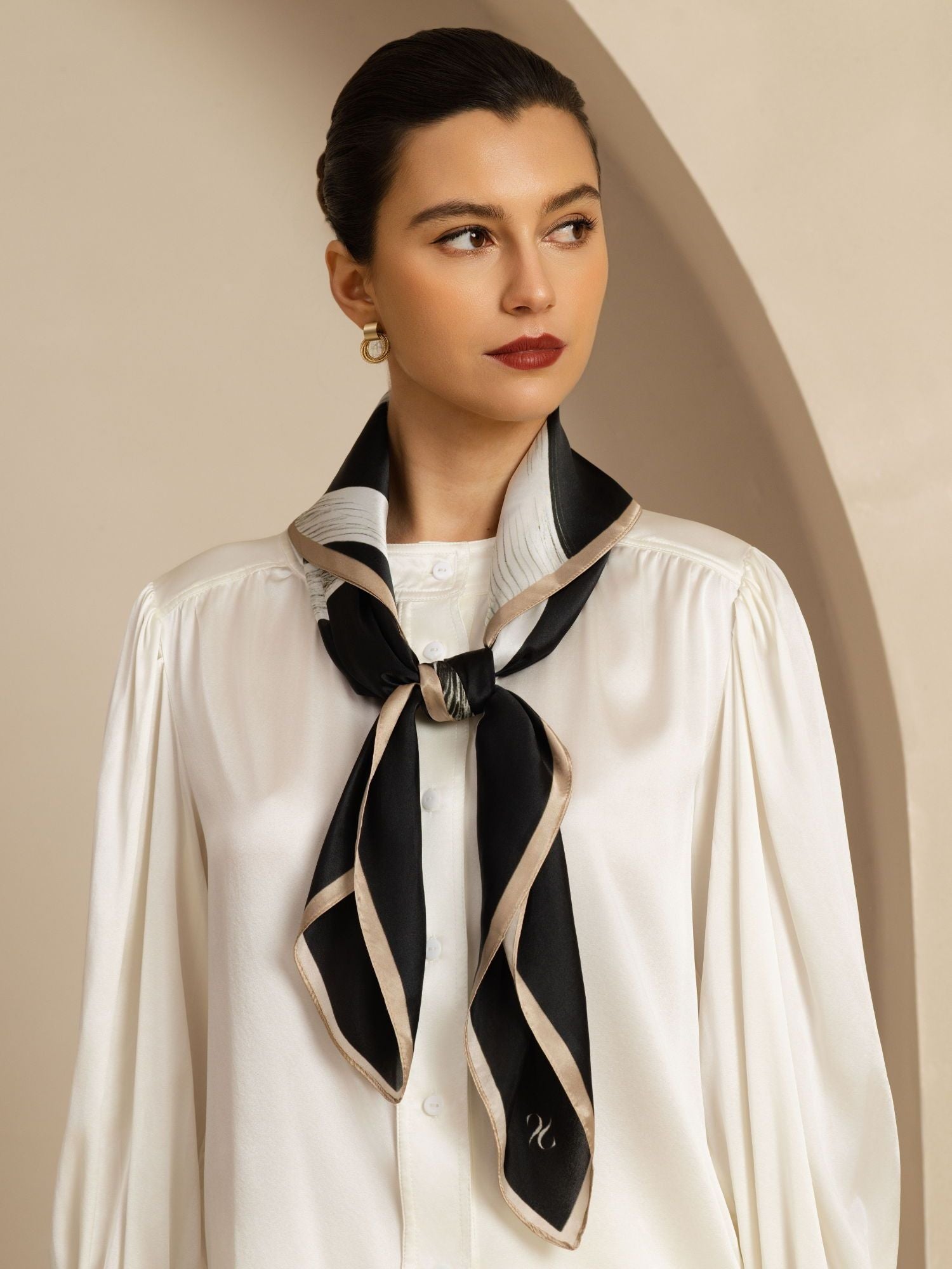 [P106] SilkSilky-SE Pure Silk Scarf 004