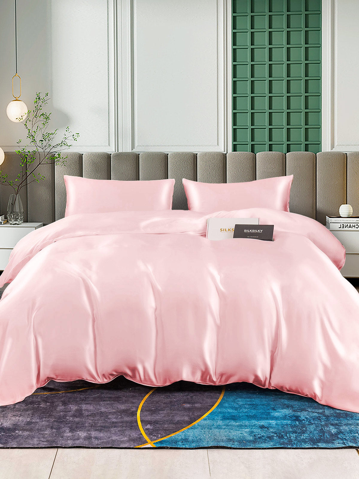 [Rosa] SilkSilky-SE 25Momme Rent Silke Bedding Set 001