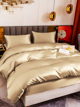 [Beige] SilkSilky-SE 19Momme Rent Silke Bedding Set 003