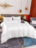 SilkSilky SE 19Momme Rent Silke Bedding Set Vit 003