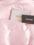 SilkSilky SE 22Momme Rent Silke Duvet Cover Rosa 004