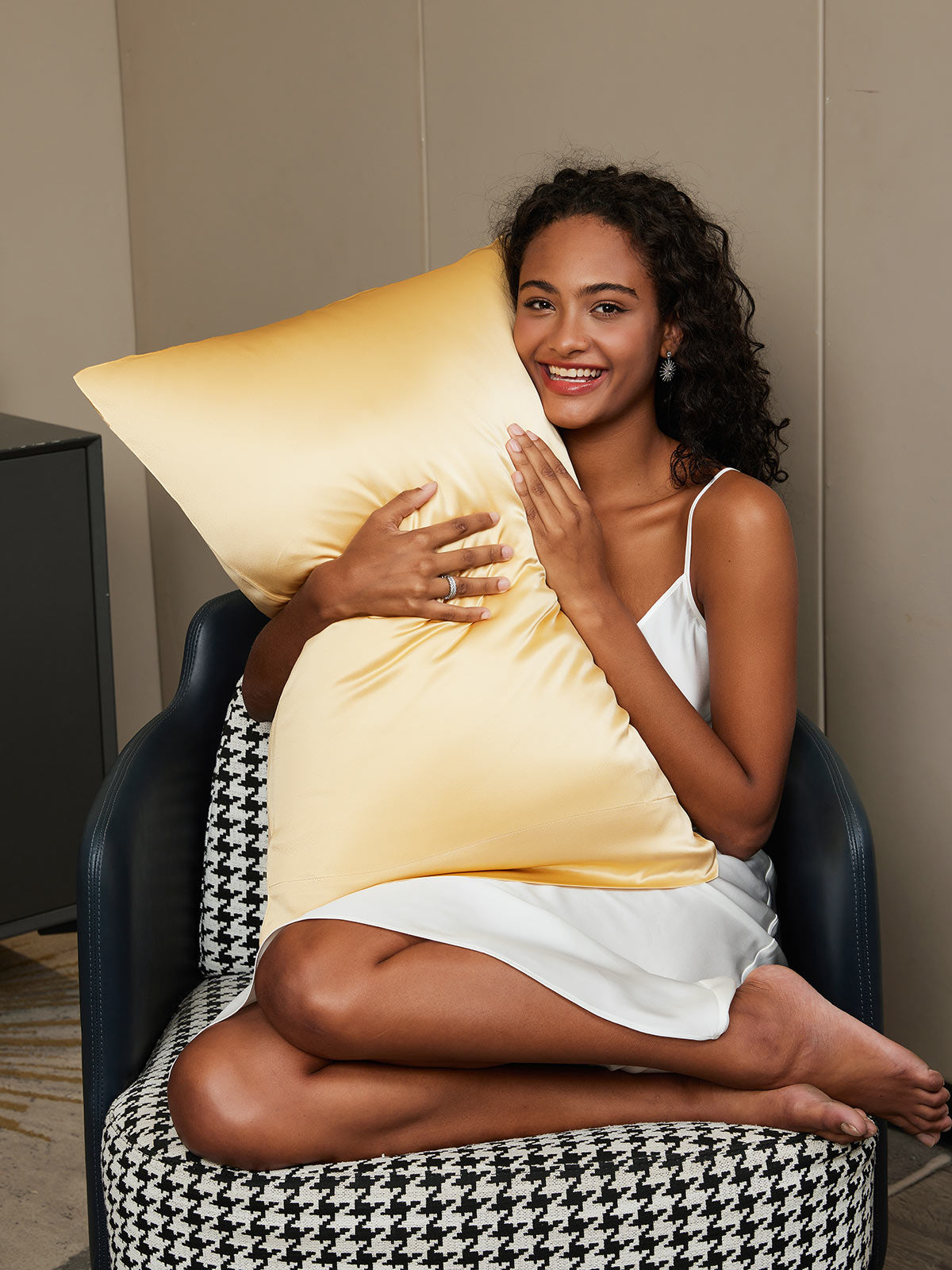 [Champagne] SilkSilky-SE 19Momme Rent Silke Pillowcase 002