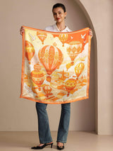 [Gul Ballong] SilkSilky-SE Scarf 005
