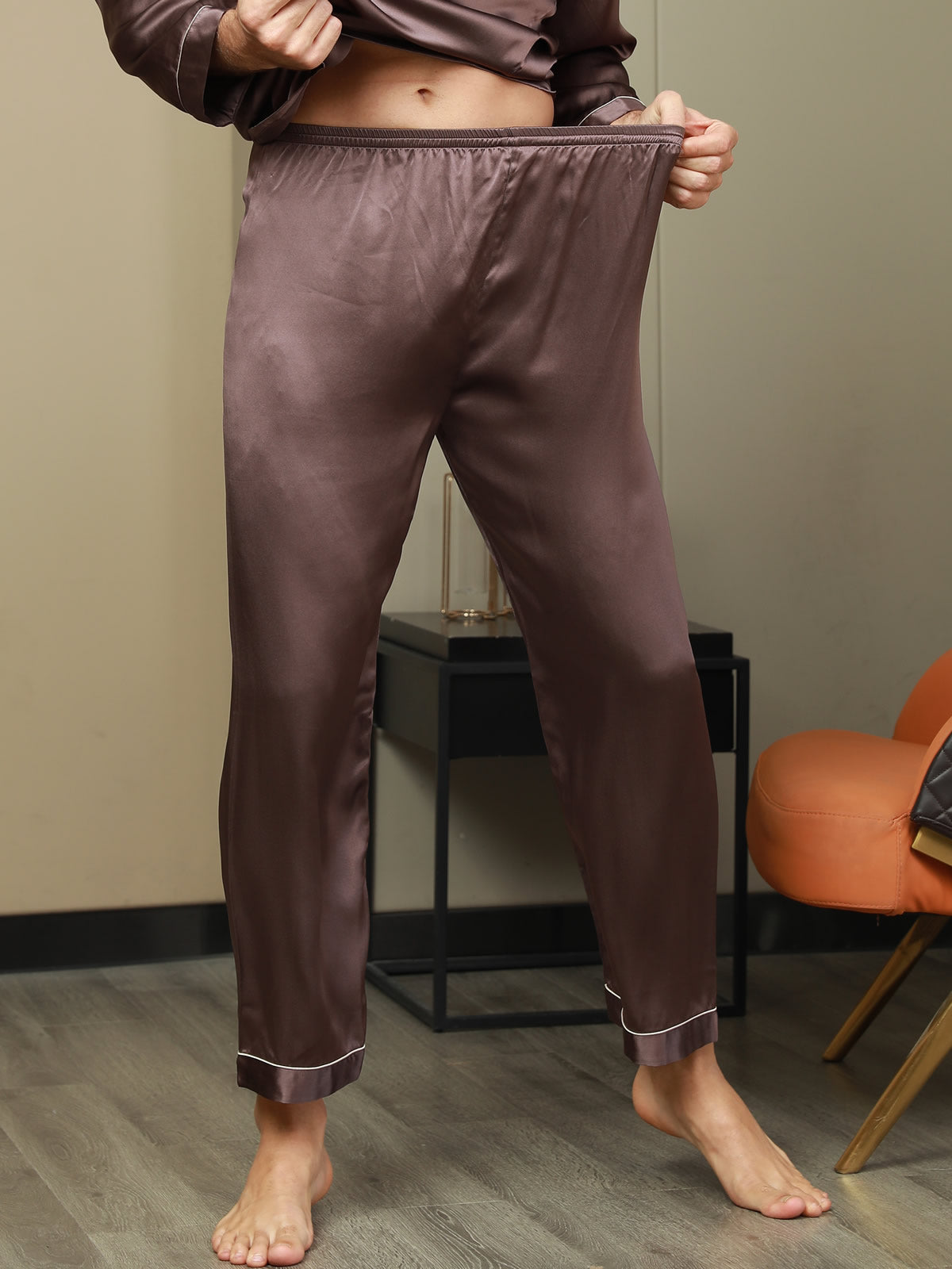 [Kaffe] SilkSilky-SE Rent Silke Mens Sleep Bottoms 001
