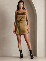 [Brun] SilkSilky-SE Spaghetti Strap Cami Toppar 007