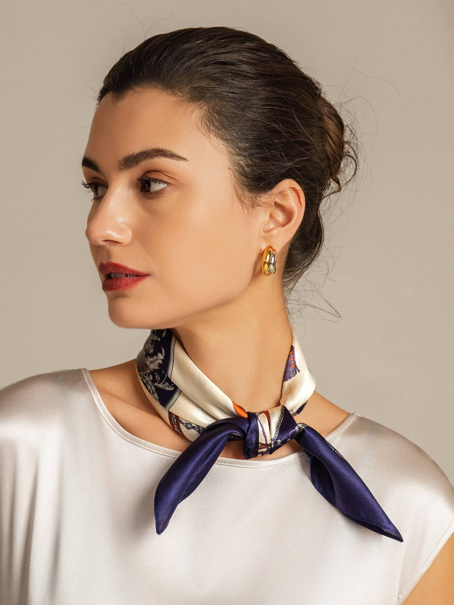 [P097] SilkSilky-SE Rent Silke Scarf 004,