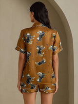 [Brunt Lejon] SilkSilky-SE Short Sleeve Notch Collar Dam Pyjama 002