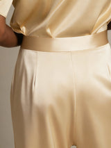 [Champagne] SilkSilky-SE 19Momme Dambyxor 005