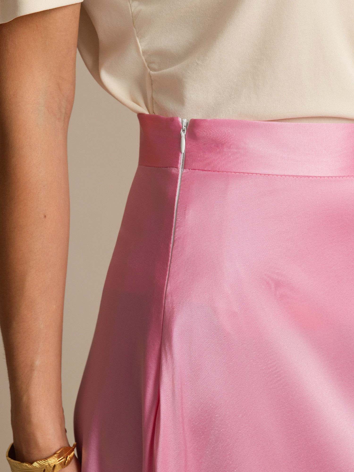 [Sachet Rosa] SilkSilky-SE 19Momme Damkjol 005