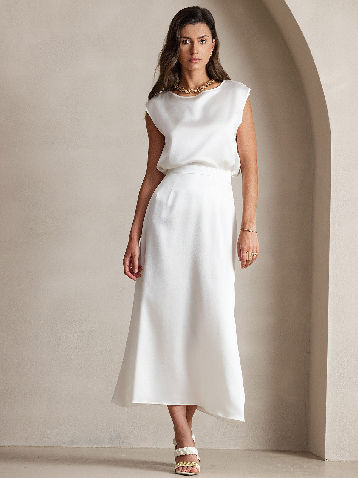 [Vit] SilkSilky-SE 19Momme Silke Skirt 003