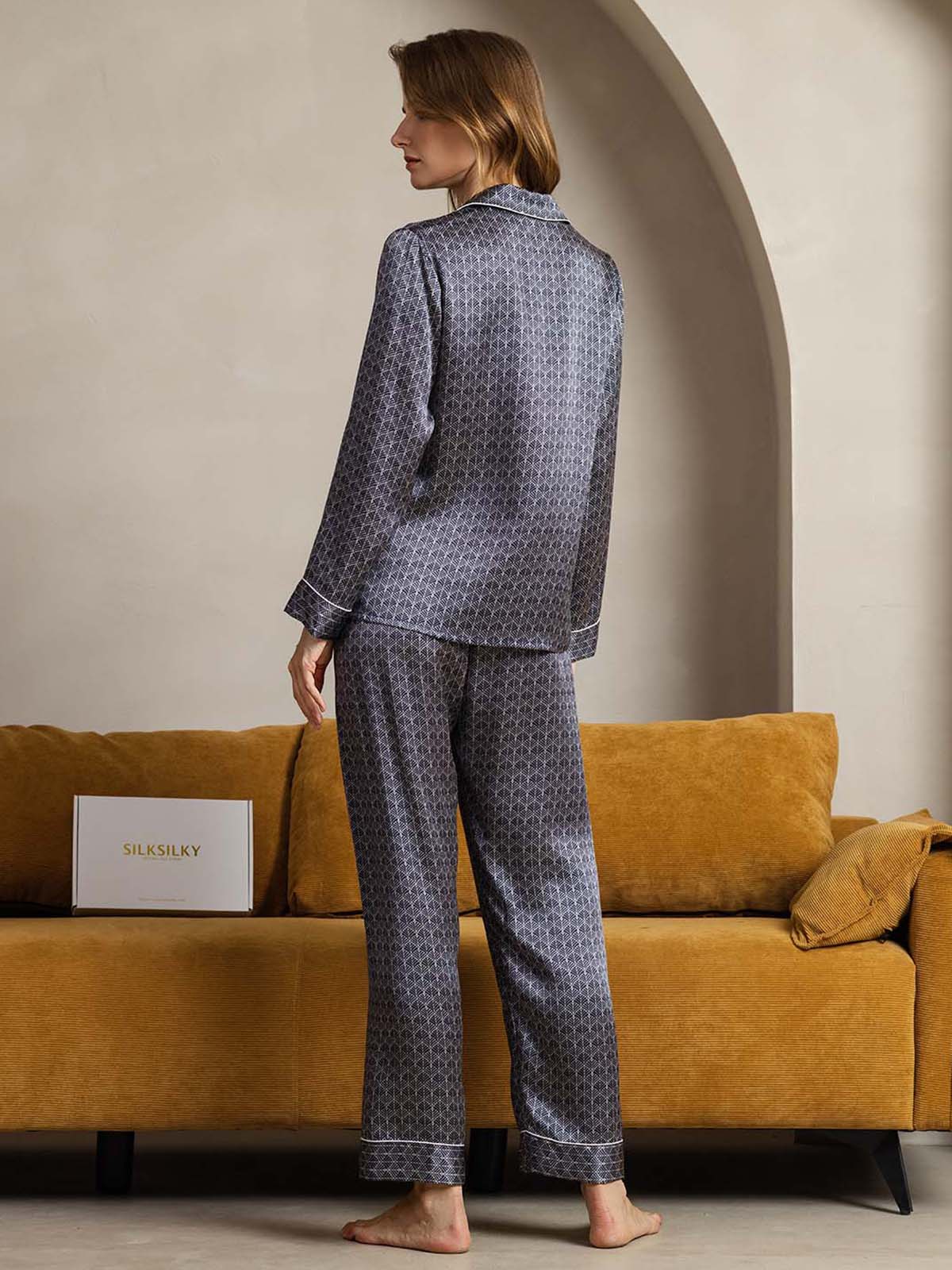 [Marin Ginkgo] SilkSilky-SE Rent Silke Womens Pajamas 002