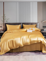 [Champagne] SilkSilky-SE 22Momme Bäddset 001