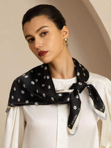 [Svart] SilkSilky-SE Scarf 003