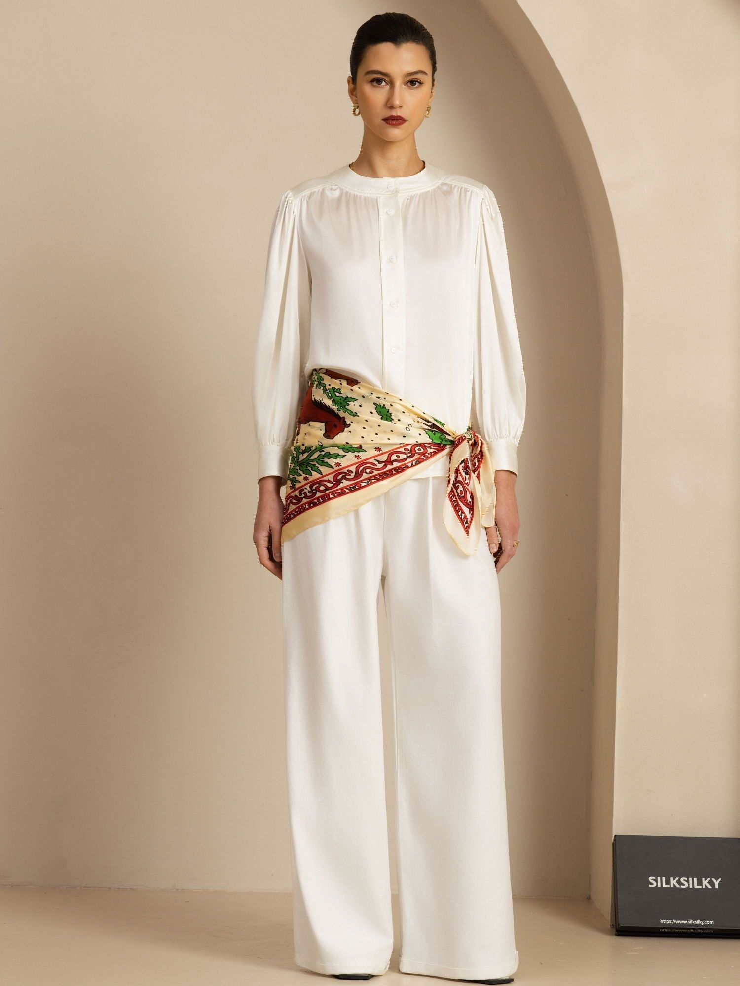 [P111] SilkSilky-SE Scarf 005