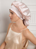 SilkSilky-SE Rent Silke Sleep Cap BlekMauve 008