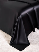 [Svart] SilkSilky-SE 22Momme Rent Silke Bedding Set 007,