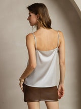 [Silver] SilkSilky-SE Spaghetti Strap Cami Toppar 002