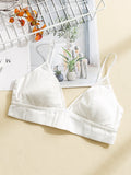 SilkSilky SE Silke Stickad Bra Vit 005