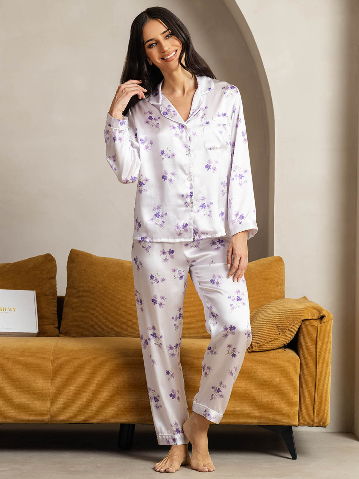 [Syrenblom] SilkSilky-SE Rent Silke Womens Pajamas 001
