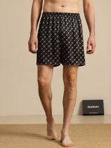 [Svart Kedja] SilkSilky-SE Men's Sleep Shorts 003