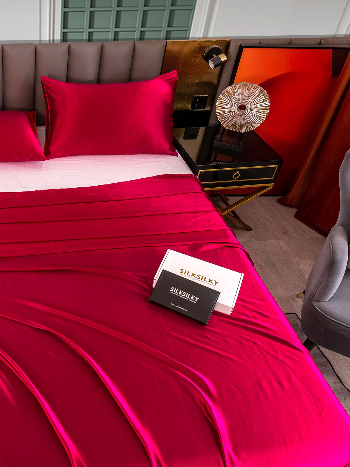 [Vin] SilkSilky-SE 25Momme Rent Silke Bedding Set 004