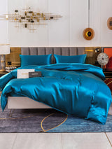 [Kungsblått] SilkSilky-SE 19Momme Rent Silke Bedding Set 002