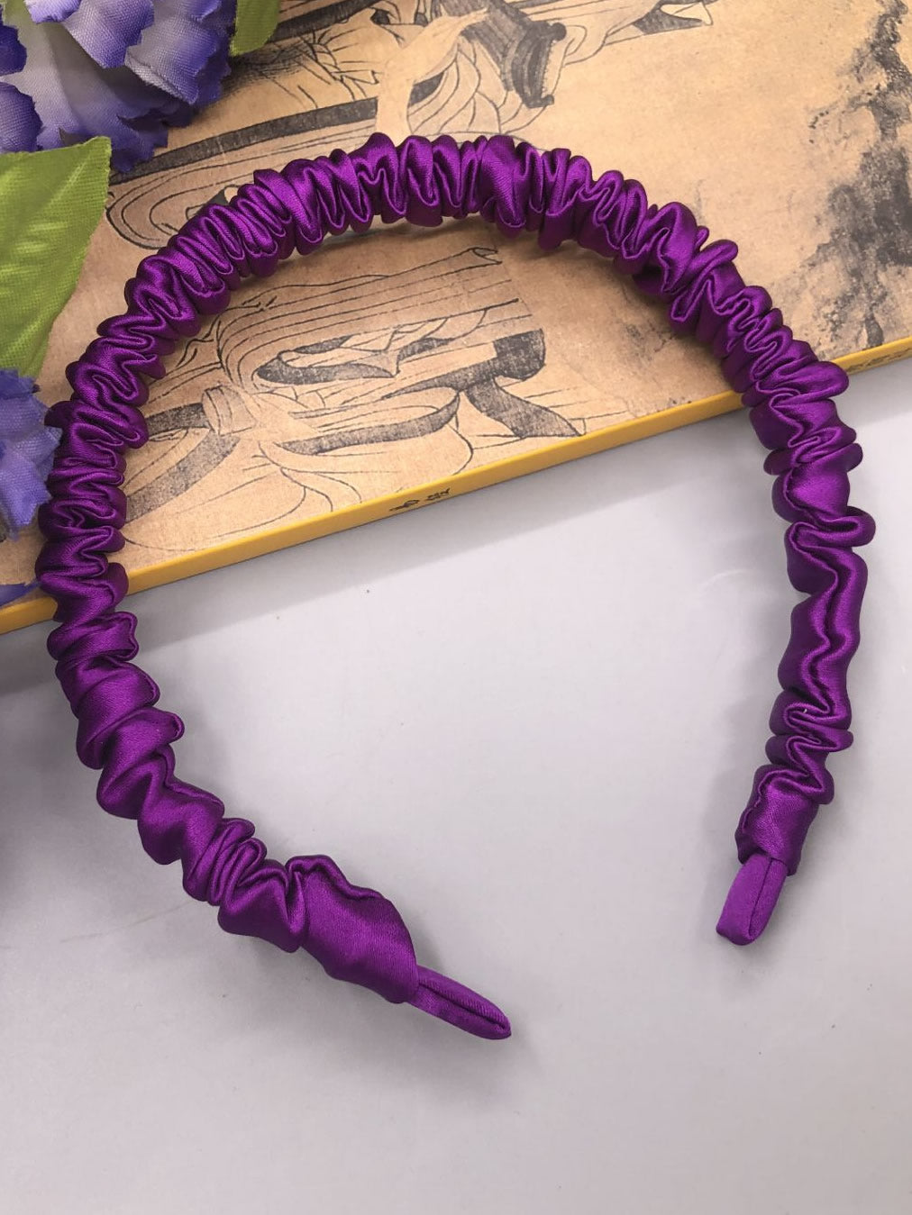[Lila] SilkSilky-SE 19Momme Rent Silke Scrunchie 003