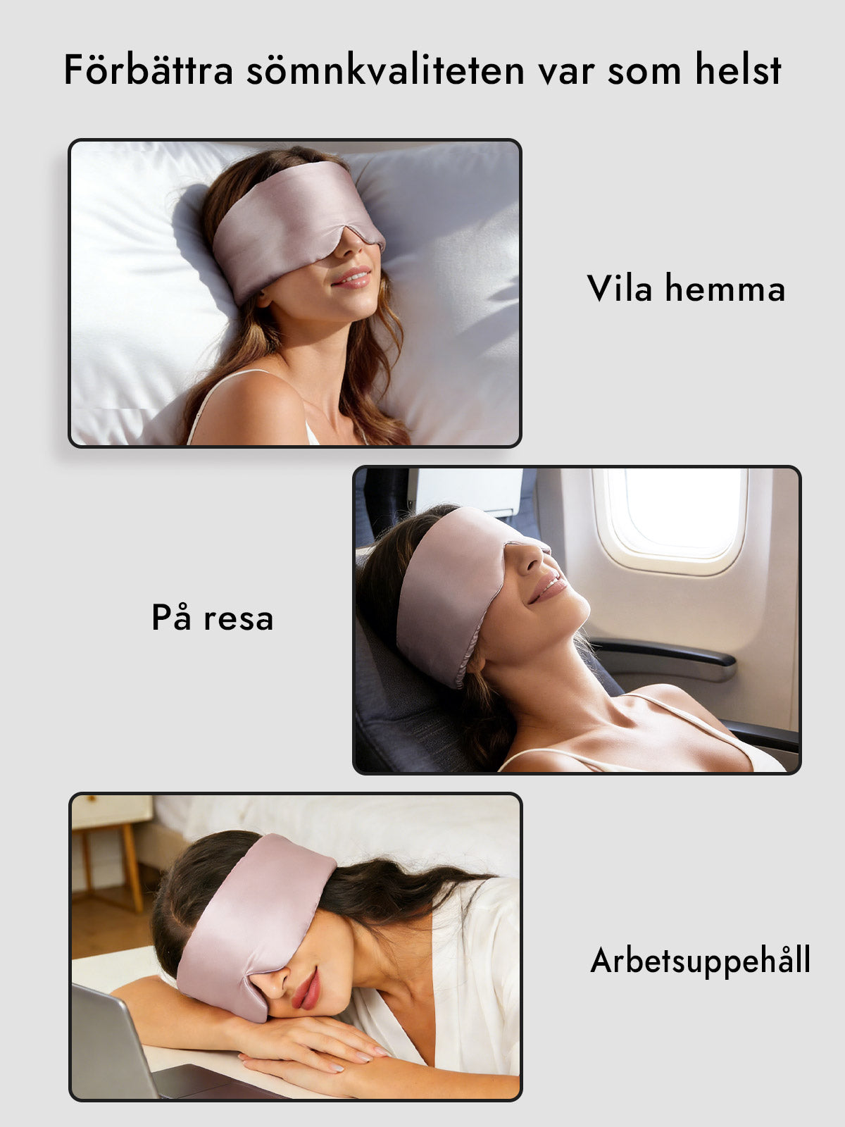 [Ljusrosa] SilkSilky-SE 19Momme Pure Silk Eye Mask 006