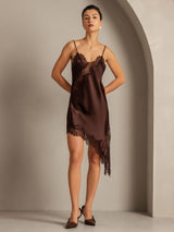 [Brun] SilkSilky-SE Rent Silke Dress 003
