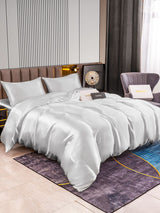 [Silver] SilkSilky-SE 22Momme Rent Silke Bedding Set 002,