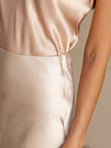 [Beige] SilkSilky-SE Damkjol 004