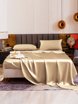 [Beige] SilkSilky-SE 19Momme Bäddset 002