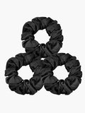 SilkSilky SE 19Momme Rent Silke Scrunchie Svart 003