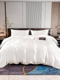 SilkSilky SE 22Momme Rent Silke Bedding Set Vit 001