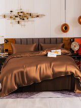 [Kaffe] SilkSilky-SE 19Momme Bäddset 002