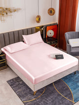 [Rosa] SilkSilky-SE 19Momme Bäddset 001